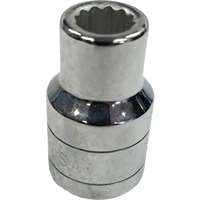 SK Hand Tool 40214 - 7/16 Socket 12pt 1/2dr